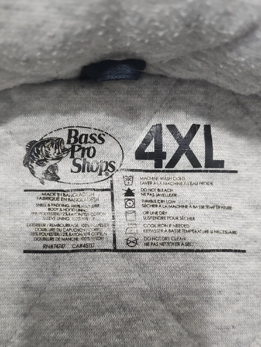 Mens BASSpro Jacket - Picture 6 of 6